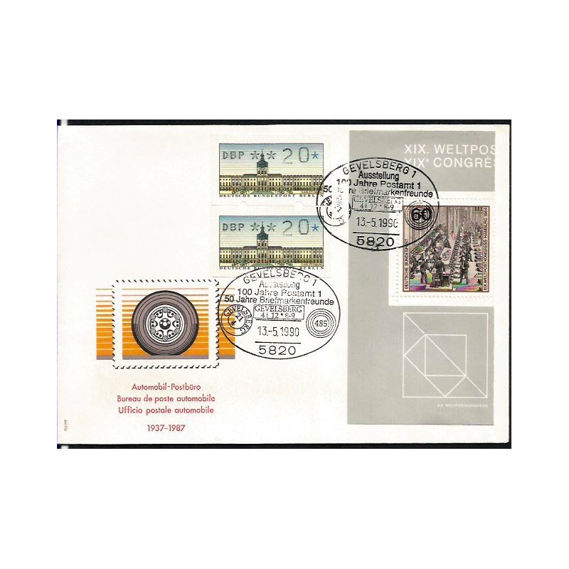 Niemcy 1990, Filatelistyka, poczta. Gevelsberg