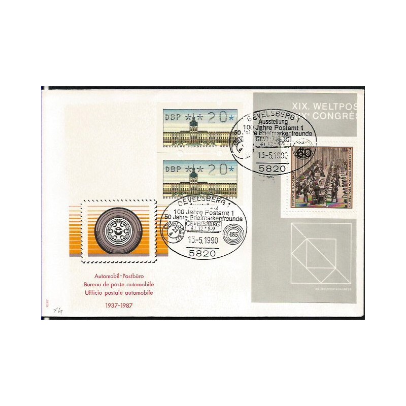 Niemcy 1990, Filatelistyka, poczta. Gevelsberg