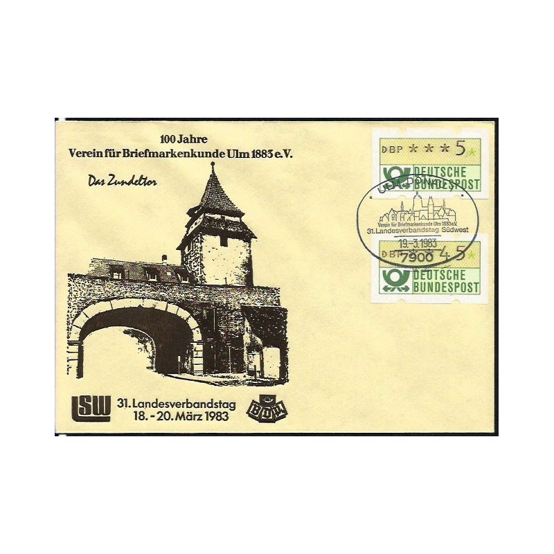 Niemcy 1983, Filatelistyka. Ulm
