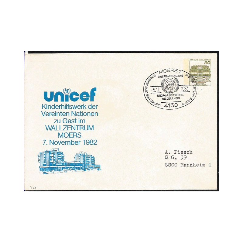 Niemcy 1983, ONZ, UNICEF. Moers