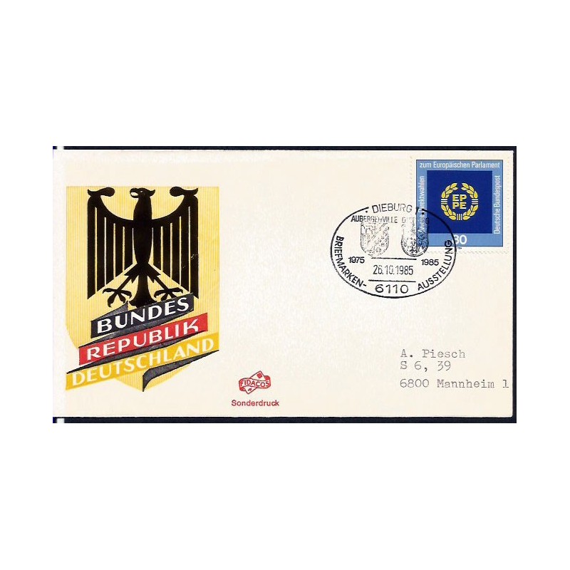 Niemcy 1985, Partnerstwo miast, herby. Dieburg