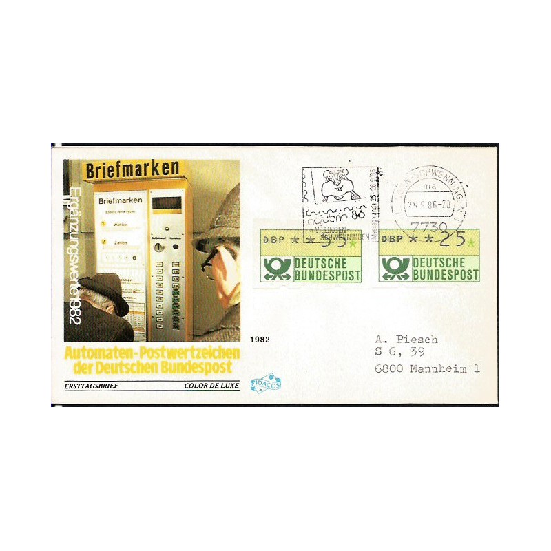 Niemcy 1986, Bóbr, fauna, targi. Villingen-Schwenning