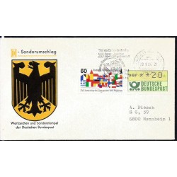 Niemcy 1986, Partnerstwo miast, herby. Baden-Baden