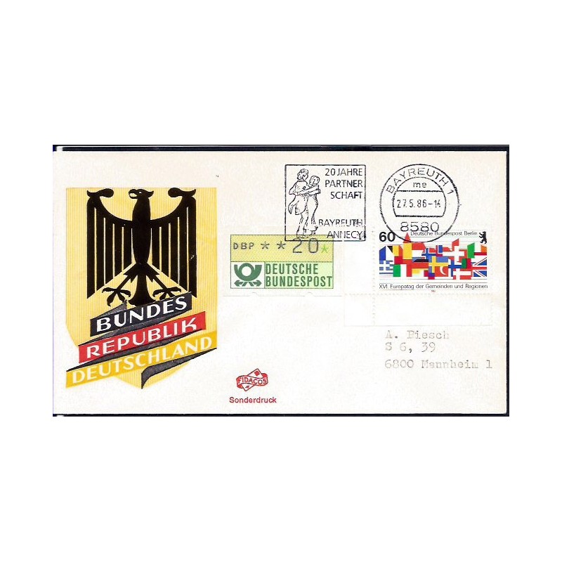 Niemcy 1986, Taniec, partnerstwo miast. Bayreuth