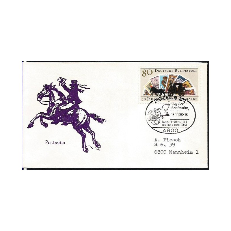 Niemcy 1988, Dzień znaczka. Bielefeld