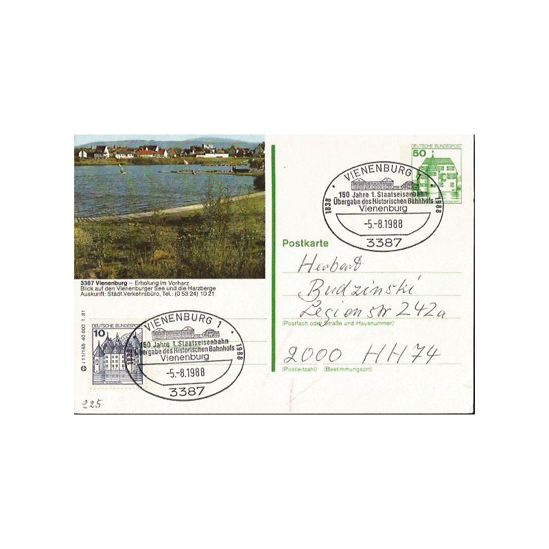 Niemcy 1988, Kolej, dworzec. Vienenburg