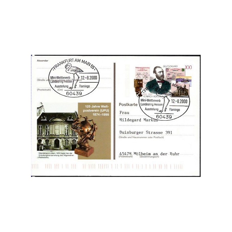 Niemcy 2000, Ptaki: flaming. Frankfurt