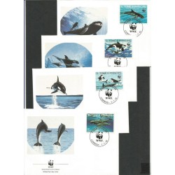 Wyspy Św. Tomasza i Ks. 1992, WWF: orka. FDC