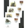 Uganda 1983, WWF: słonie. FDC
