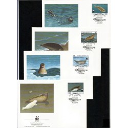 Turkmenistan 1993, WWF: foka kaspijska. FDC