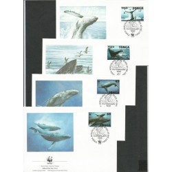 Tonga 1996, WWF Ssak długopłetwiec. FDC