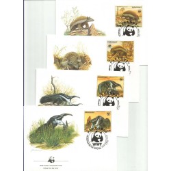 Paragwaj 1985, WWF Mrówkojad. FDC