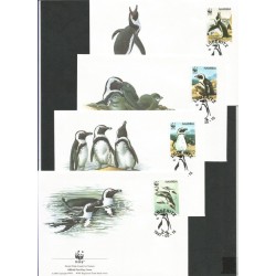 Namibia 1997, WWF Pingwin przylądkowy. FDC