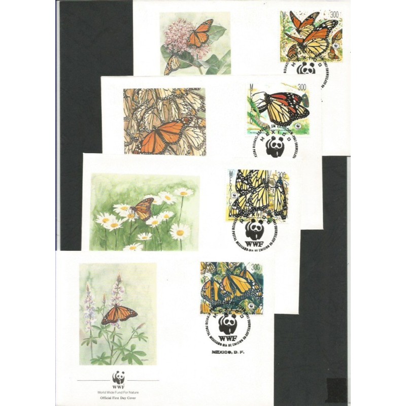 Meksyk 1988, WWF: Motyle. FDC
