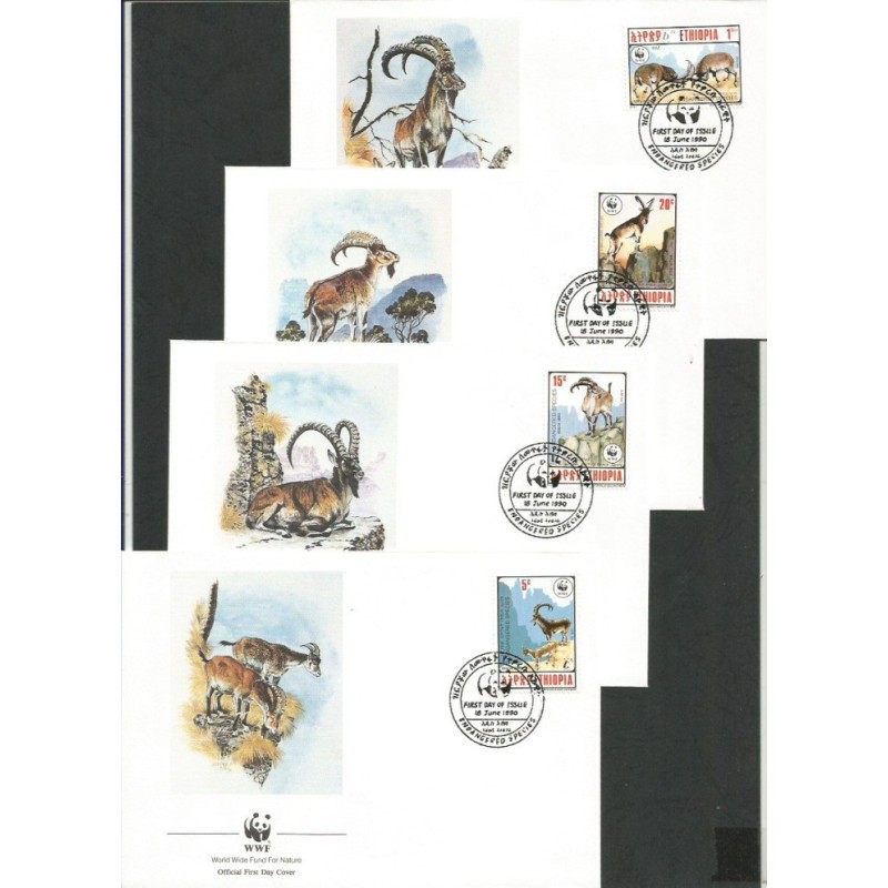 Albania 1990, WWF Kozica. FDC