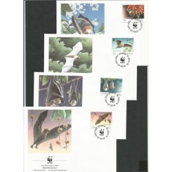 Samoa 1993, WWF: nietoperze. FDC
