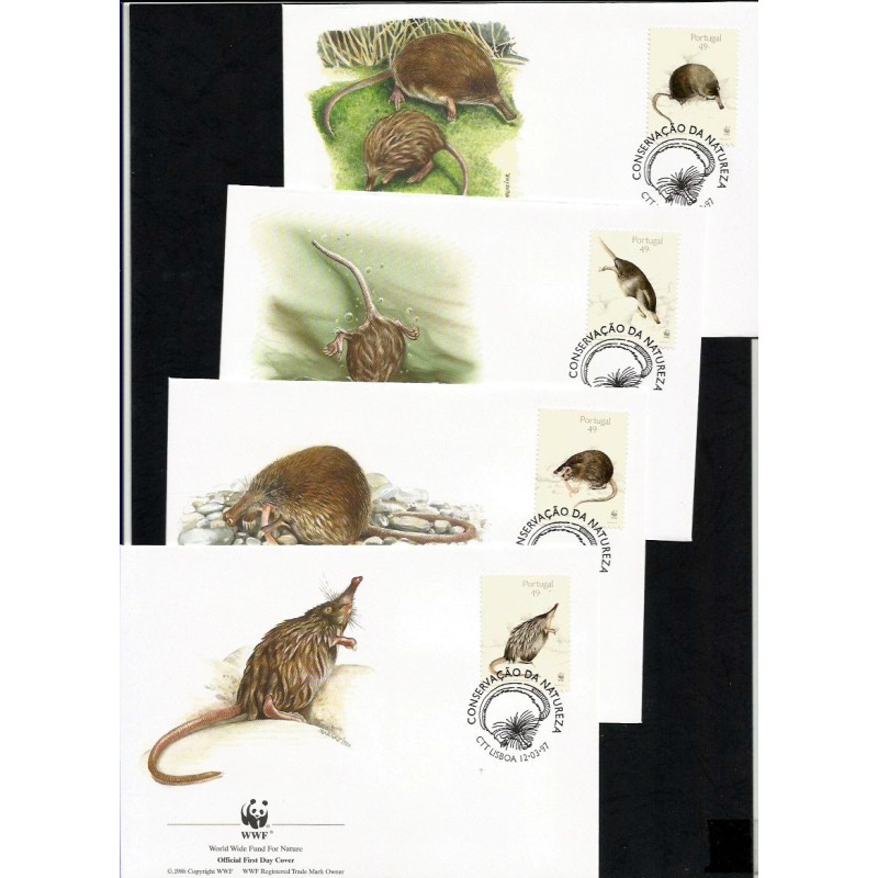 Portugalia 1997, WWF: kret. FDC