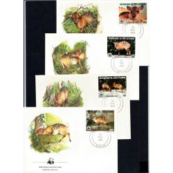 Wybrzeże Kości Słoniowej 1985, WWF: antylopa dujker. FDC