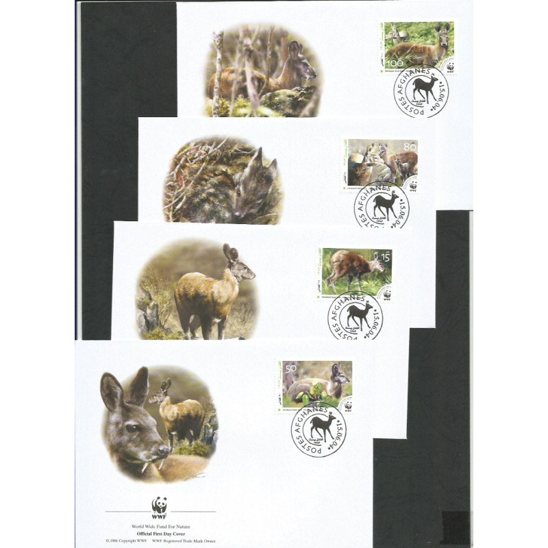Afganistan 2004, WWF: piżmowiec. FDC