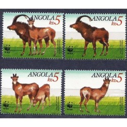 Angola 1990, WWF: antylopa sobolowa **