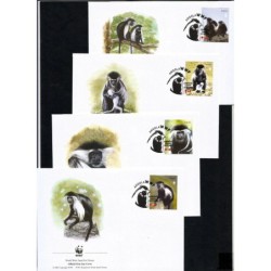 Angola 2004, WWF: małpa koczkodan. FDC