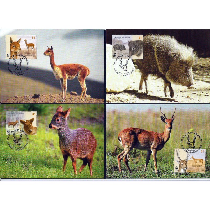 Argentyna 2002, WWF: ssaki. Karty maksimum