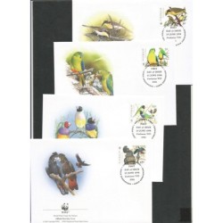 Australia 1998, WWF: ptaki. FDC