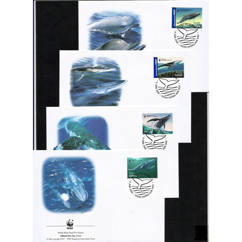 Australia 2006, WWF: wieloryb. FDC