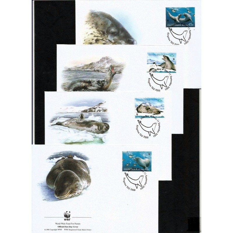 Australia AAT 2001, WWF: foki. FDC