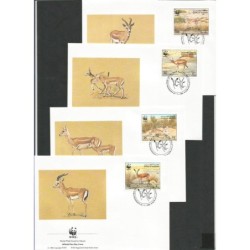 Bahrajn 1993, WWF: gazela. FDC