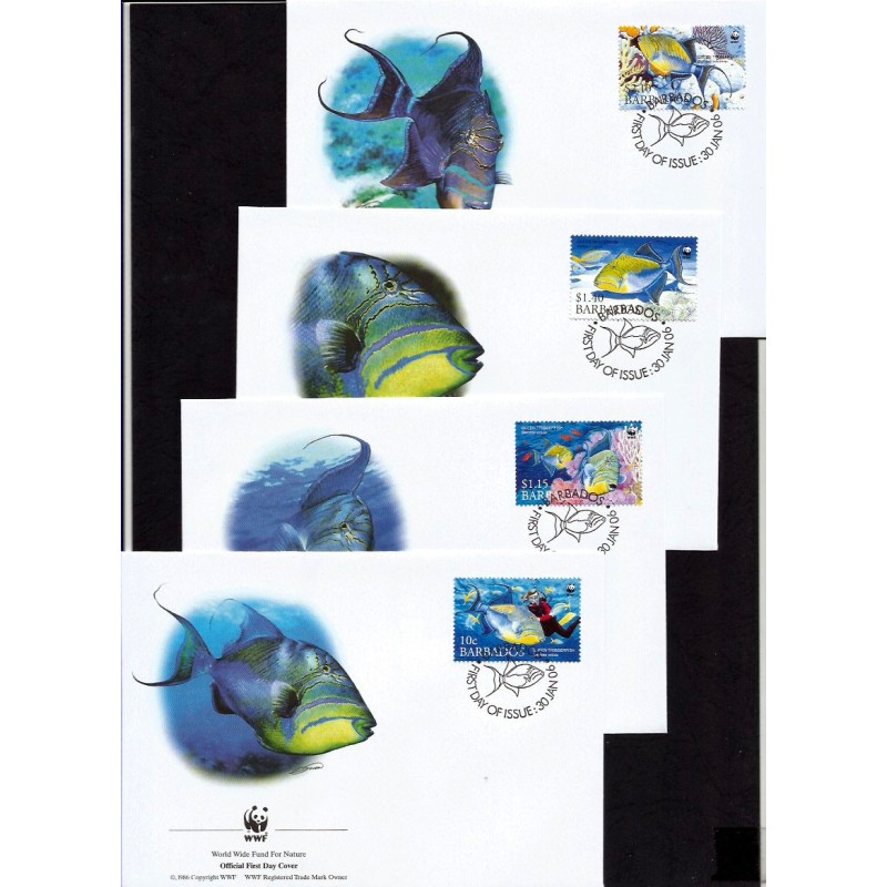 Barbados 2006, WWF: ryby. FDC