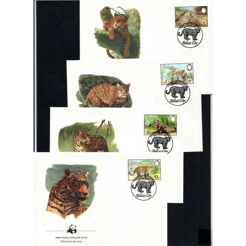 Belize 1983, WWF: pantera. FDC
