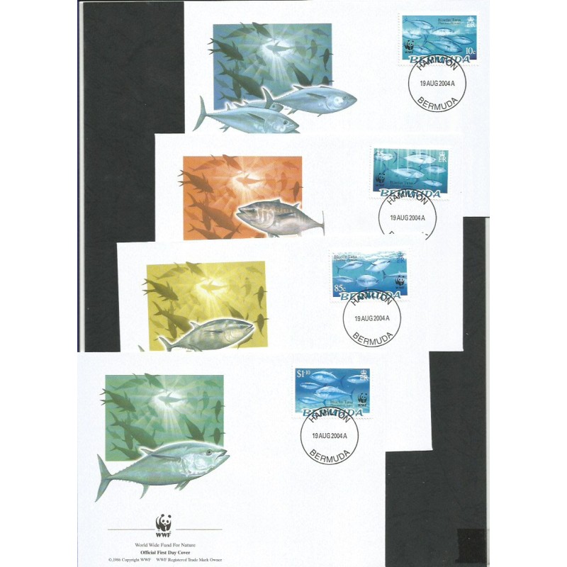 Bermudy 2004, WWF: ryby. FDC