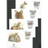 Bhutan 1997, WWF: cyjon rudy. FDC