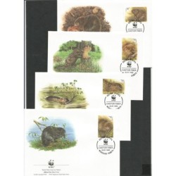 Białoruś 1995, WWF: bóbr. FDC