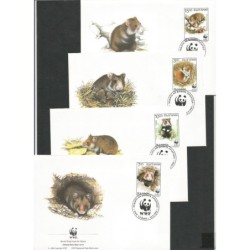 Bułgaria 1994, WWF: chomik europejski. FDC