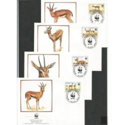 Burkina Faso 1993, WWF: gazela. FDC