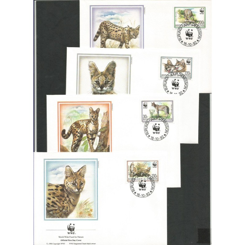 Burundi 1992, WWF: serwal. FDC