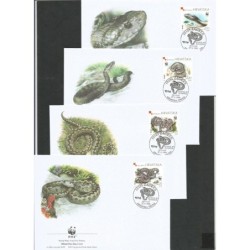 Chorwacja 1999, WWF: wąż. FDC