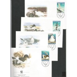 Dep. Rossa 1997, WWF: ptaki. FDC