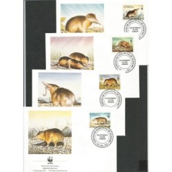 Dominikana 1994, WWF: ssak almik. FDC