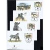 Etiopia 2001, WWF: zebra. FDC