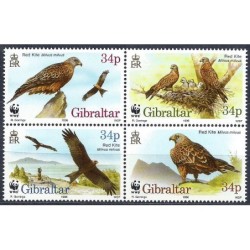Gibraltar 1996, WWF: ptaki, kania ruda **