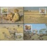 Górna Wolta 1984, WWF: gepard. Karty maksimum