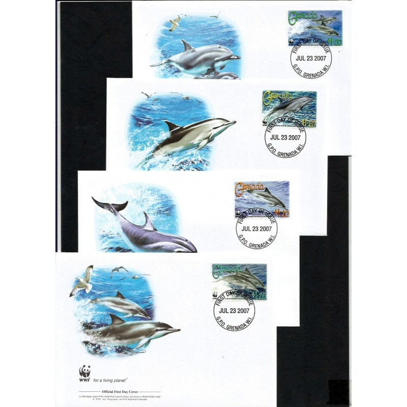 Grenada 2007, WWF: delfin. FDC