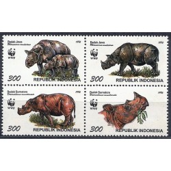 Indonezja 1996, WWF: nosorożec **