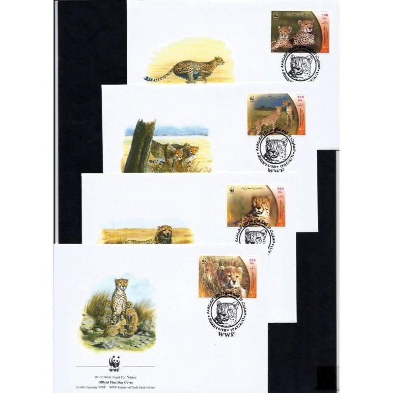 Iran 2003, WWF: gepard. FDC