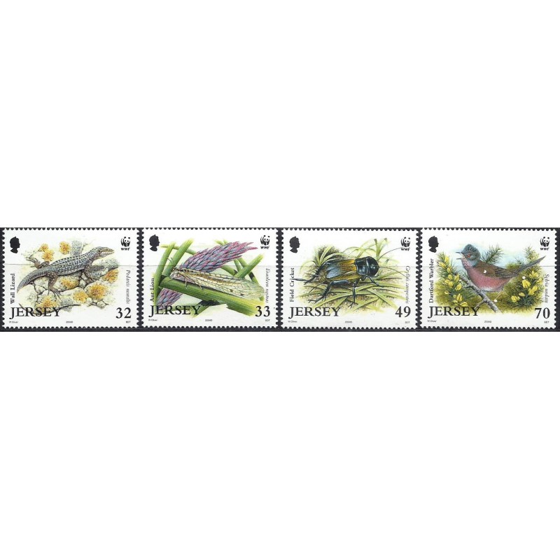 Jersey 2004, WWF: owady, ptaki, płazy **