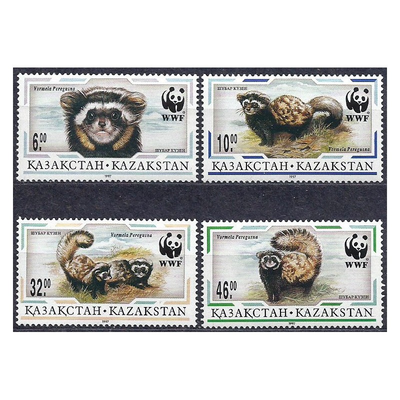 Kazachstan 1997, WWF: łasica perewiaska marmurkowa **