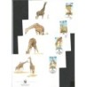 Kenia 1989, WWF: żyrafy. FDC